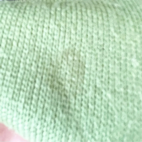 Eliza J Green Gray Black Striped Sweater Dress Size Medium St Patrick’s Day Warm - Picture 5 of 7